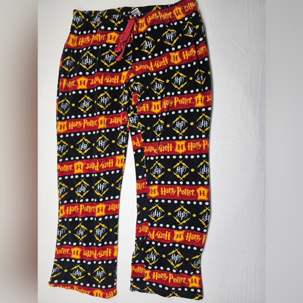 Harry Potter Pajama Pants Fleece‎ Sleepwear Hogwarts Loungewear